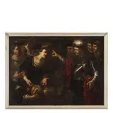 Gioacchino Assereto, David e Abigail, oil on canvas