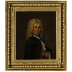 Ritratto di gentiluomo (autoritratto del pittore?) / Firmato e datato 1733 in basso a sinistra: Peeter Tillemans 1733 by Peter Tillemans, oil on canvas, offered May 2019