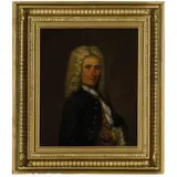 Peter Tillemans, Ritratto di gentiluomo (autoritratto del pittore?) / Firmato e datato 1733 in basso a sinistra: Peeter Tillemans 1733, oil on canvas