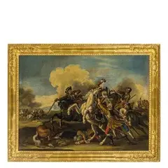 Battaglia by Giovanni Michele Graneri, oil on canvas, offered May 2019