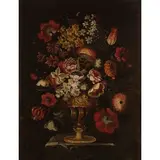 Andrea Scacciati II, Vaso di fiori, oil on canvas