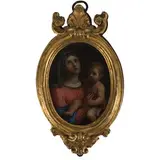 Sebastiano Conca, Madonna col Bambino, oil on copper
