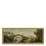 Vittorio Amedeo Cignaroli, Paesaggio campestre con ponte (1780 - 1790)