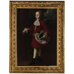 Ritratto Bambino Medici by Taddeo Baldini, oil on canvas, offered May 2019