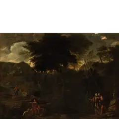 Crescenzo Onofri, Paesaggio, oil on canvas