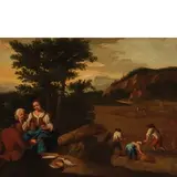 Giovanni Michele Graneri, La Mietitura (Allegoria dell'Estate), oil on canvas