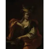 Marco Marcola, Ritratto di dama con grappolo d'uva (Allegoria dell'Autunno), oil on canvas