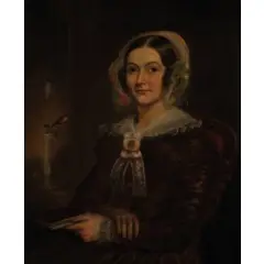Ritratto femminile / Firmato J Scott in basso a sinistra by J. Scott, oil on canvas, offered May 2019