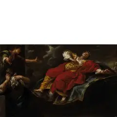 Francesco Cozza, Lucrezia, oil on canvas