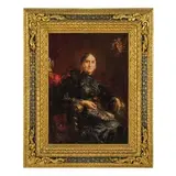 Juan Pablo Salinas Teruel, Madrid, 1871 - Roma, 1946 / Ritratto di nobildonna / Firmato P Salinas in basso a destra