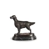Christopher Fratin, Francia 1800 - 1864 / Ritratto di cane / Firmato Fratin sulla base nel retro, bronze alt. cm 15X20