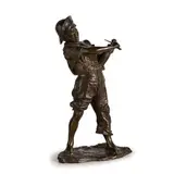 Costantino Barbella, Chieti 1852 - Roma 1925 / Bum! / Firmato C Barbella sulla base / Timbro della fonderia Lagana, Napoli sul retro