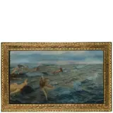 Ettore Tito, Castellammare del Golfo, 1859 - Venezia, 1941 / Ondine. Il mare / Firmato E Tito e datato in basso a destra