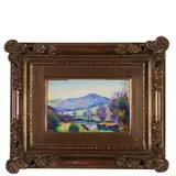 Armand Guillaumin, Parigi, 1841 - Orly, 1927 / La diga di Genetin / Firmato e datato 1912 sul retro