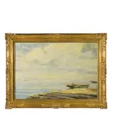 Raul Viviani, Firenze 1883 - Rapallo 1965 / Marina / Firmato Raul Viviani in basso a destra