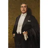 Luigi de Servi, Lucca, 1863 - 1945 / Ritratto del Marchese Carlo Ansoldi / Firmato De Servi e datato 1928 in basso a sinistra, oil on canvas