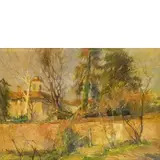 Forli' 1857 - 1944 / Motivo antico / Firmato L Barzanti 1917, in basso a destra by Licinio Barzanti, oil on canvas, offered May 2019