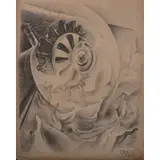 Tullio Crali, Igalo 1910 - Milano 2000 / Motore, seduttore di nuvole, 1939