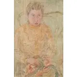 Pio Semeghini, Quistello 1878 - Verona 1964 / Fanciulla con piatto di frutta/Buranella, 1938