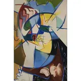 Angelo Savelli, Pizzo Calabro 1911 - Brescia 1995 / Fiore e farfalla, 1953, oil on canvas