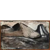 Sassari 1885 - Milano 1961 / Montagne, 1950 circa by Mario Sironi, tempera on paper applicata on masonite, offered Jun 2019