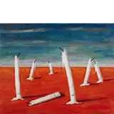 Fiorenzo Tomea, Zoppe' Di Cadore 1910 - Milano 1960 / Candele in un paesaggio