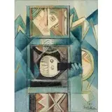 Ibrahim Kodra, Ishmi 1918 - Milano 2006 / Personaggio, 1965, oil on canvas