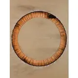 Bernard Aubertin, Fontenay aux Roses 1934 - 2015 / Dessin de feu circulaire, 1974, Fiammiferi e matita su cartoncino