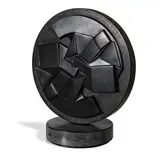 Giò Pomodoro, Orciano di Pesaro 1930 - Milano 2002 / Sole e Albero, 1986, marble nero del Belgio