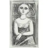 Massimo Campigli, Berlino 1895 - St. Tropez 1971 / Figura femminile, 1954, lithograph on paper