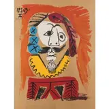 Malaga 1881 - Mougins 1973 / Imaginary Portraits, 1969 by Pablo Picasso, lithograph a colori on paper, offered Jun 2019