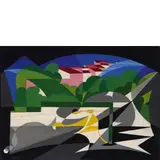 Giacomo Balla, Torino 1871 - Roma 1958 / Tennis paesaggio- Giocatrice di tennis, 1920 circa