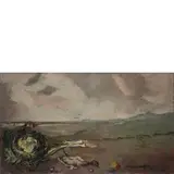 Ferrara 1896 - Milano 1956 / Natura morta in riva al mare, 1932 by Filippo de Pisis, oil on canvas, offered Jun 2019
