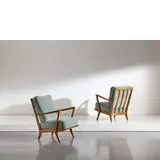 A Pair Of Armchairs By G. Ponti, Senza titolo