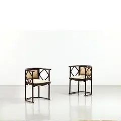 Senza titolo by A Pair Of Chairs By J. Hoffmann, offered Jun 2019