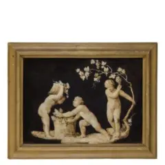 La Vendemmia by Fedele Fischetti, oil on lavagna, offered Dec 2019