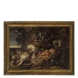 Felice Boselli, Natura morta con pesci e crostacei, oil on canvas