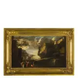 Jacob de Heusch, Coppia di paesaggi, oil on canvas
