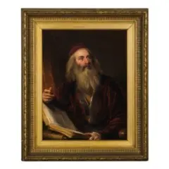 Natale Schiavoni, Ritratto di studioso (Pietro Aretino?), oil on canvas