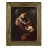 Flaminio Torre, Madonna del latte, oil on canvas