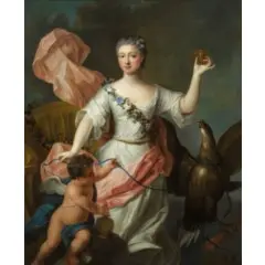 Pierre Gobert, Ritratto di dama in veste della dea Ebe, oil on canvas