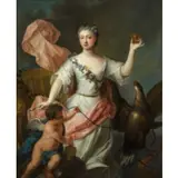 Pierre Gobert, Ritratto di dama in veste della dea Ebe, oil on canvas
