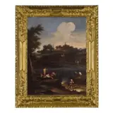 Marco Ricci, Paesaggio con figure, oil on canvas