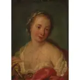 Giuseppe Nogari, Figura allegorica, oil on panel