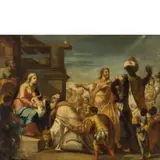 Gaetano Zompini, Adorazione dei Magi, oil on canvas