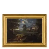 Paesaggio by Pieter Mulier detto Il Tempesta, oil on canvas, offered Dec 2019