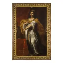 Girolamo Forabosco, Ritratto di donna come figura allegorica, oil on canvas
