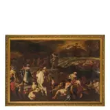 Nicola Malinconico, Passaggio sul Mar Rosso, oil on canvas