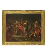Francesco Monti, Scena storica (Agrippina con l'urna di Germanico?), oil on canvas