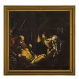 Leandro Bassano, Compianto, oil on canvas